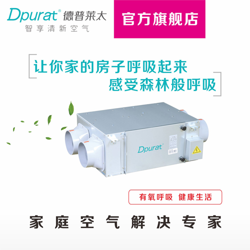 Dpurat德普莱太超薄全热交换器新风系统